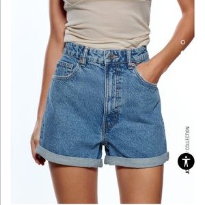 Zara mom shorts